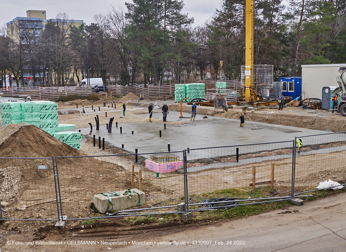24.02.2023 -  Baustelle Haus für Kinder in Neupelach Quiddestraße 3